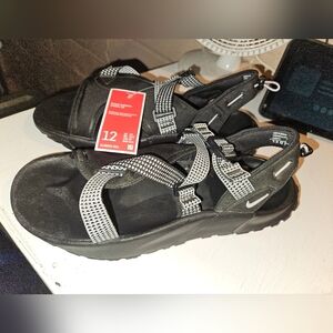 Nike Oneonta Sandal 'Black Pure Platinum' Men Size 12